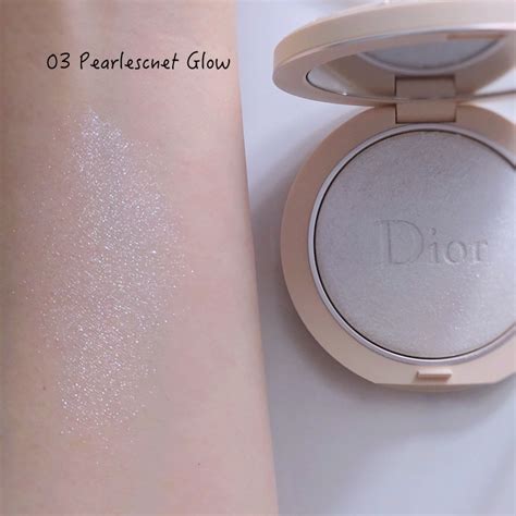 dior forever couture luminizer swatches|dior 03 pearlescent glow.